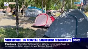 Strasbourg: un nouveau campement de migrants