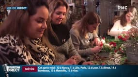 Des cours de composition florale pour décorer les tables à Noël