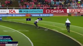 Daniel Stahl touche une juge sur le lancer du disque à Stockholm.
