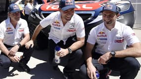 Carlos Sainz, Stéphane Peterhansel et Cyril Despres