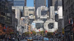 Le logo Tech&Co dissimulé dans l'image d'une ville grâce à l'IA génératrice Illusion Diffusion