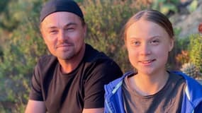 Leonardo Di Caprio et Greta Thunberg