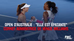 Open d’Australie : "Elle est épatante" Cornet admiratrice de Venus Williams