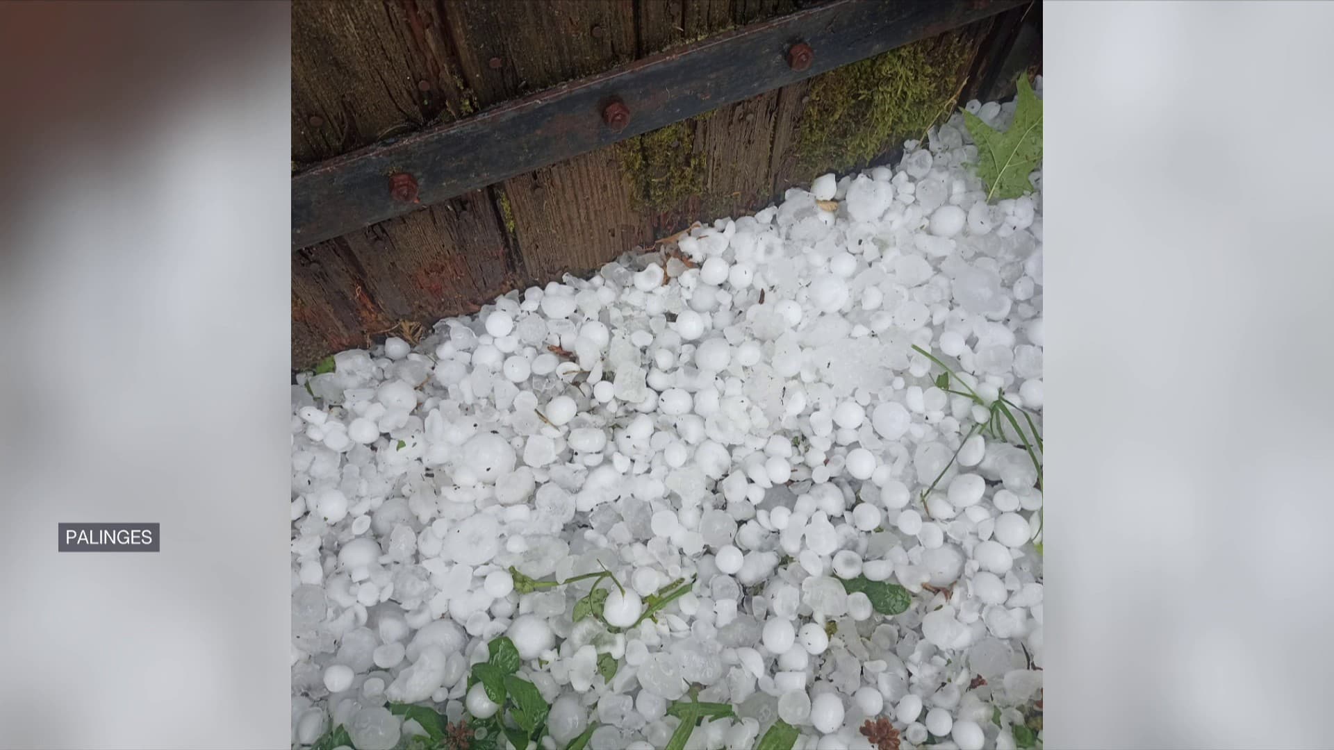 GROSSES GRÊLES, PLUIES... LES IMAGES DES VIOLENTS ORAGES QUI ONT FRAPPÉ LA SAÔNE-ET-LOIRE