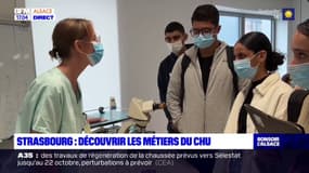 Strasbourg: des jeunes découvrent les métiers du CHU