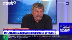 Inflation: René Laurens, président de la FDSEA des Hautes-Alpes, explique que les prix des fruits, légumes ou de la viande ne devraient pas augmenter