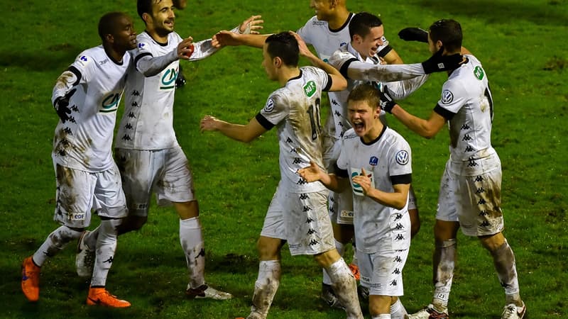 La joie des Troyens après leur première victoire de la saison