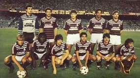 L'équipe du FC Metz qui a gagné au Camp Nou 