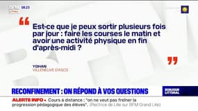 Pouvez-vous sortir plusieurs fois par jour pendant le confinement? BFM Lille & Littoral répondent à vos questions 