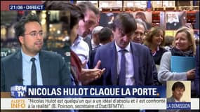 Démission de Hulot: "Je viens de perdre un collègue que j'aimais beaucoup", déclare Mounir Mahjoubi