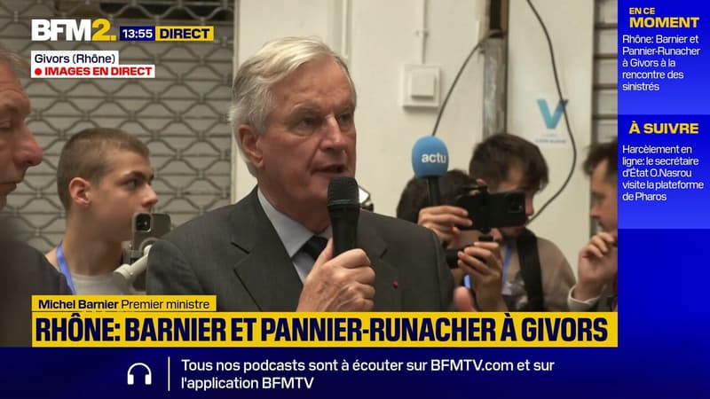 Michel Barnier sur les inondations : 