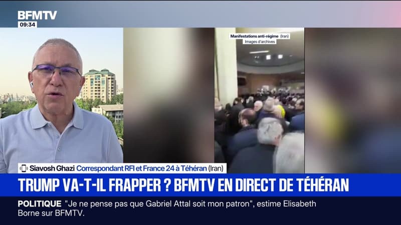 Manifestations en Iran: "On peut penser qu'il y a eu des milliers de morts", décrit Slavosh Ghazi, correspondant à Téhéran