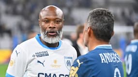 William Gallas pour le 125e anniversaire de l'OM au Vélodrome, le 2 mai 2025