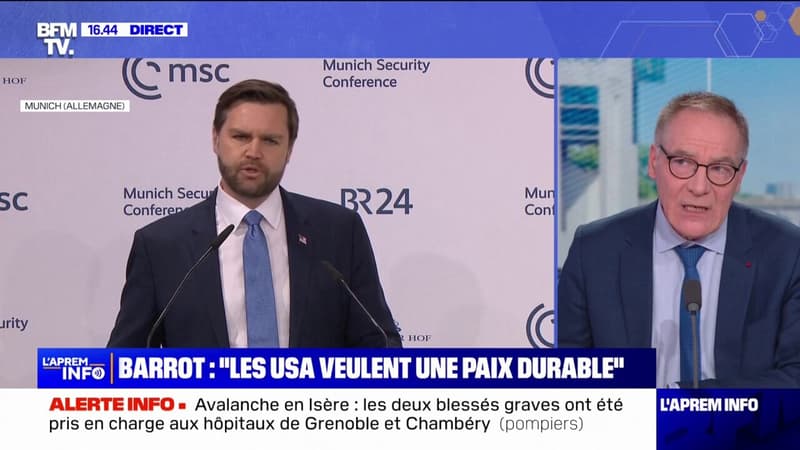 Conférence de Munich: le discours de JD Vance, vice-président des États-Unis,est 