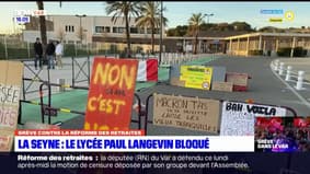 Réforme des retraites: le lycée Paul-Langevin bloqué à La-Seyne-sur-Mer