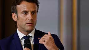 Emmanuel Macron ce vendredi 3 juin 2022. 