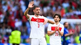 Merih Demiral avec la Turquie pendant l'Euro, le 22 juin 2024