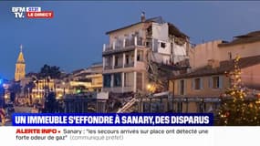 Effondrement d'un immeuble à Sanary: la piste d'une explosion due au gaz évoquée par le préfecture