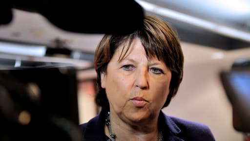 La maire de Lille Martine Aubry est vent debout contre le projet de fusion Nord-Pas-de-Calais/Picardie.