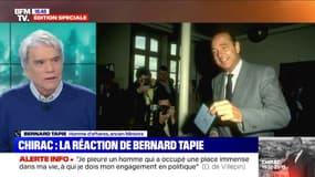 Bernard Tapie: "On a tous quelque chose de Jacques Chirac"