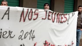 Des proches d'apprentis-jihadistes en février dernier, lors d'un rassemblement.