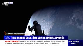 LA BANDE PREND LE POUVOIR - Les images de la première sortie spatiale privée
