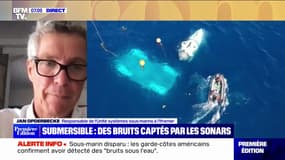 Sous-marin disparu: les bruits captés par les sonars sont "des signes encourageants" pour Jan Opderbecke (Ifremer)
