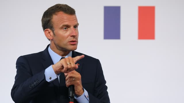 Le président de la République, Emmanuel Macron.