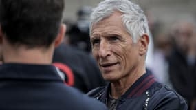 Nagui à Paris le 4 septembre 2024 lors d'un rassemblement en soutien à Paul Watson, fondateur de Sea Shepherd, emprisonné au Groenland. 