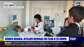 Festival Séries Mania: des jeunes rejouent des scènes de séries à Saint-Omer