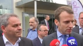 Emmanuel Macron et Xavier Bertrand le 27 juin 2016.