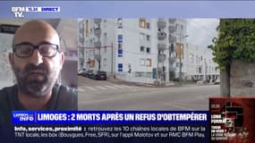 Deux morts après un refus d'obtempérer présumé à Limoges: "Nos collègues ont arrêté très rapidement la chasse", affirme le syndicaliste policier Sylvain Charenat (Alliance)