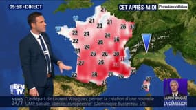 Il va encore faire très chaud à l'est mais les températures chutent à l'ouest ce lundi