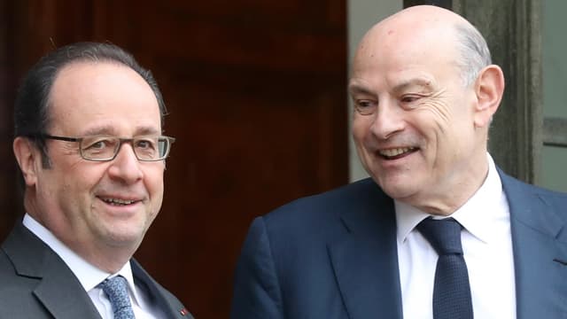 Jean-Marie Le Guen en compagnie de François Hollande.