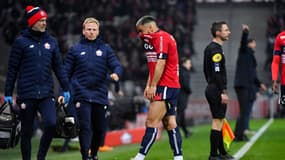 Adam Ounas face à Lorient, le 2 avril 2023.