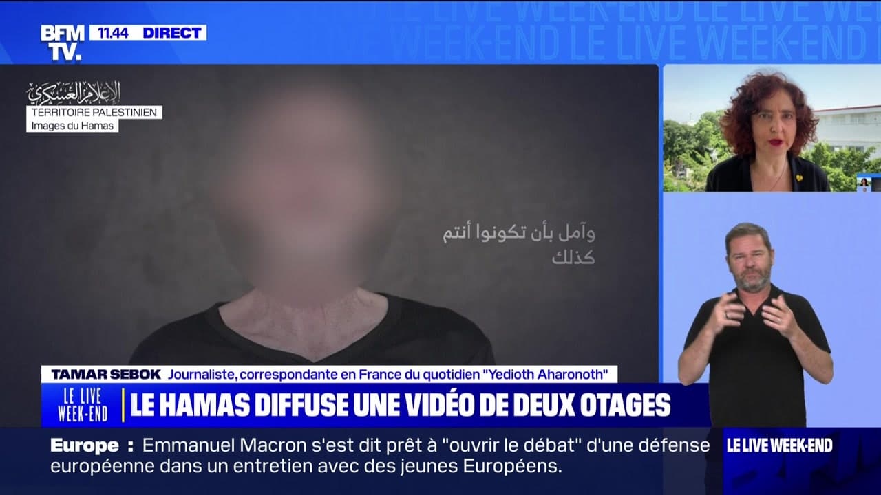 Le Hamas diffuse une vidéo de deux otages
