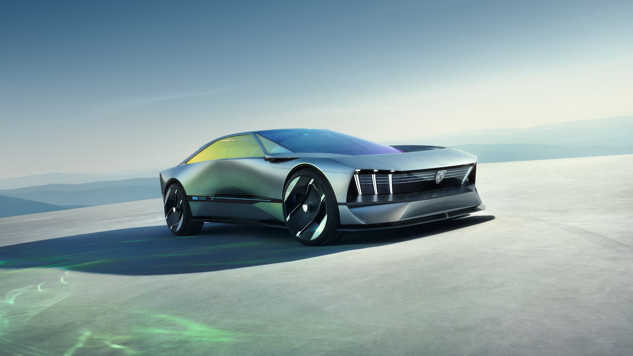 Le concept Peugeot Inception dévoilé au CES 2023.