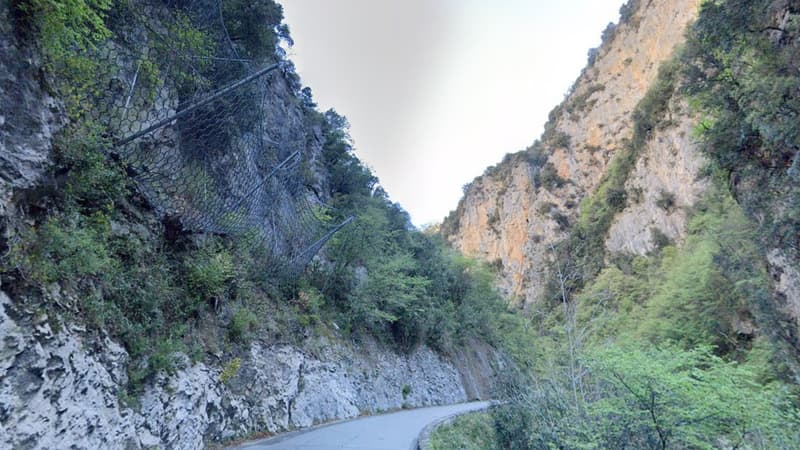 La route de la Vésubie rouverte depuis à la circulation ce mercredi 30 octobre après avoir été fermée en raison d'un éboulement.