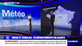 Neige et verglas : 19 départements en alerte - 17/01