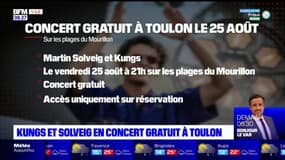 Kungs et Solveig en concert gratuit à Toulon