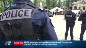 La police intervient avec une opération de contrôle dans le quartier Stalingrad à Paris