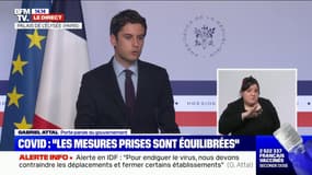 Gabrel Attal déclare que des consultations auront lieu en vue de placer le Rhône, l'Aube et la Nièvre dans la liste des 16 départements déjà  confinés