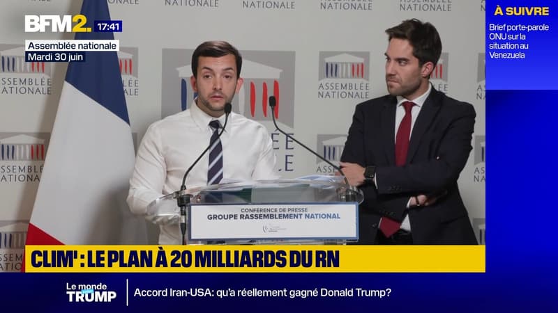 "Plan clim" du RN face à la canicule: "Le macronisme, c'est la pénurie", affirme Jean-Philippe Tanguy