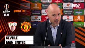 Séville 3-0 Manchester United : "C'est inacceptable !" répète plusieurs fois Ten Hag