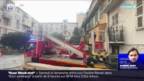 Nice: un incendie s'est déclaré rue Masséna, l'origine du feu n'est pas connue