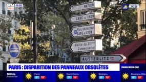 Paris: la disparition des panneaux obsolètes fait réagir