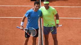 Thiem et Nadal lors de la finale 2019 de Roland-Garros