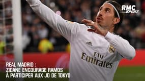 Real Madrid : Zidane encourage Ramos à participer aux JO de Tokyo 
