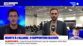 Heurts à l'Allianz: 9 supporters blessés