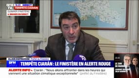 Tempête Ciarán: le préfet du Finistère appelle les habitants à se mettre à l'abri "dès que possible"